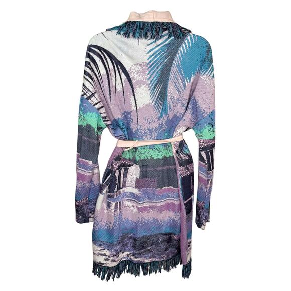Anthropologie Aldo Martin Moira Fringe Cardigan Sweater Small NWT - Picture 4 of 16